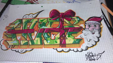 Graffiti Sketch in Leverkusen - Photo by SoekOne - Hubi, Battle, Soek (2013)