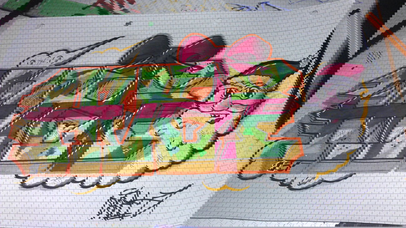 Graffiti Sketch in Leverkusen - Photo by SoekOne - Hubi, Battle, Soek (2013)