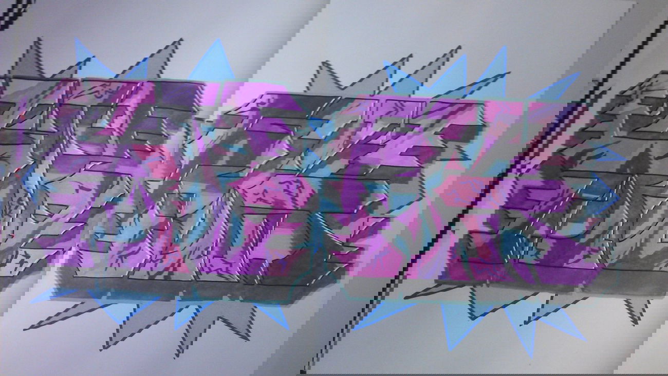 Graffiti Sketch in Leverkusen - Photo by SoekOne - Soek, one (2013)