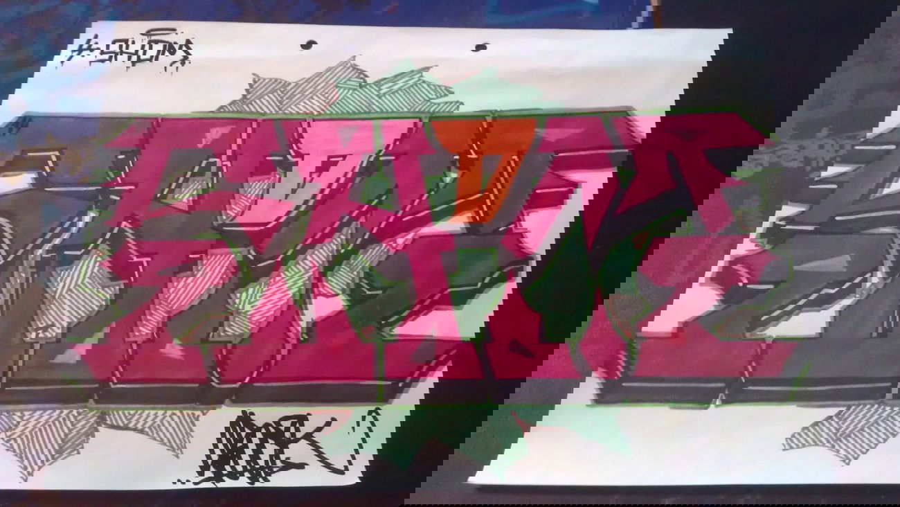 Graffiti Sketch - Photo by SoekOne - Shom, soek, one (2014)