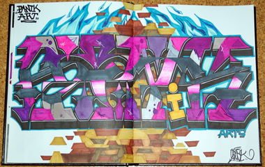 Graffiti Sketch - Photo by SoekOne - Panik, Soek (2014)