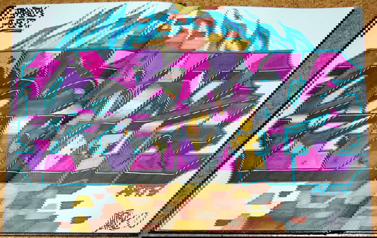 Graffiti Sketch - Photo by SoekOne - Panik, Soek (2014)