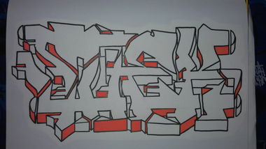 Graffiti Sketch - Photo by SoekOne - SOEK (2014)