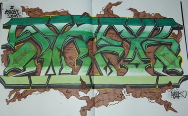 Graffiti Sketch - Photo by SoekOne - Soek, one, soek (2014)