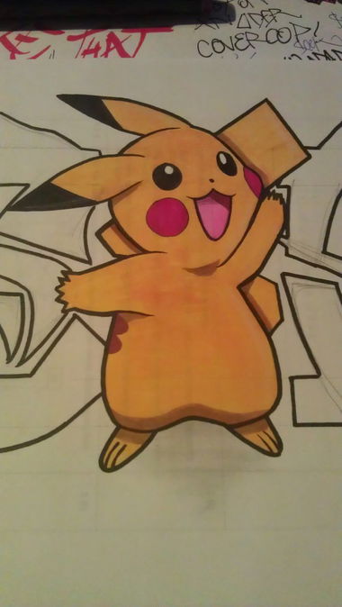 Graffiti Sketch - Photo by SoekOne - Pikachu, Soek (2014)