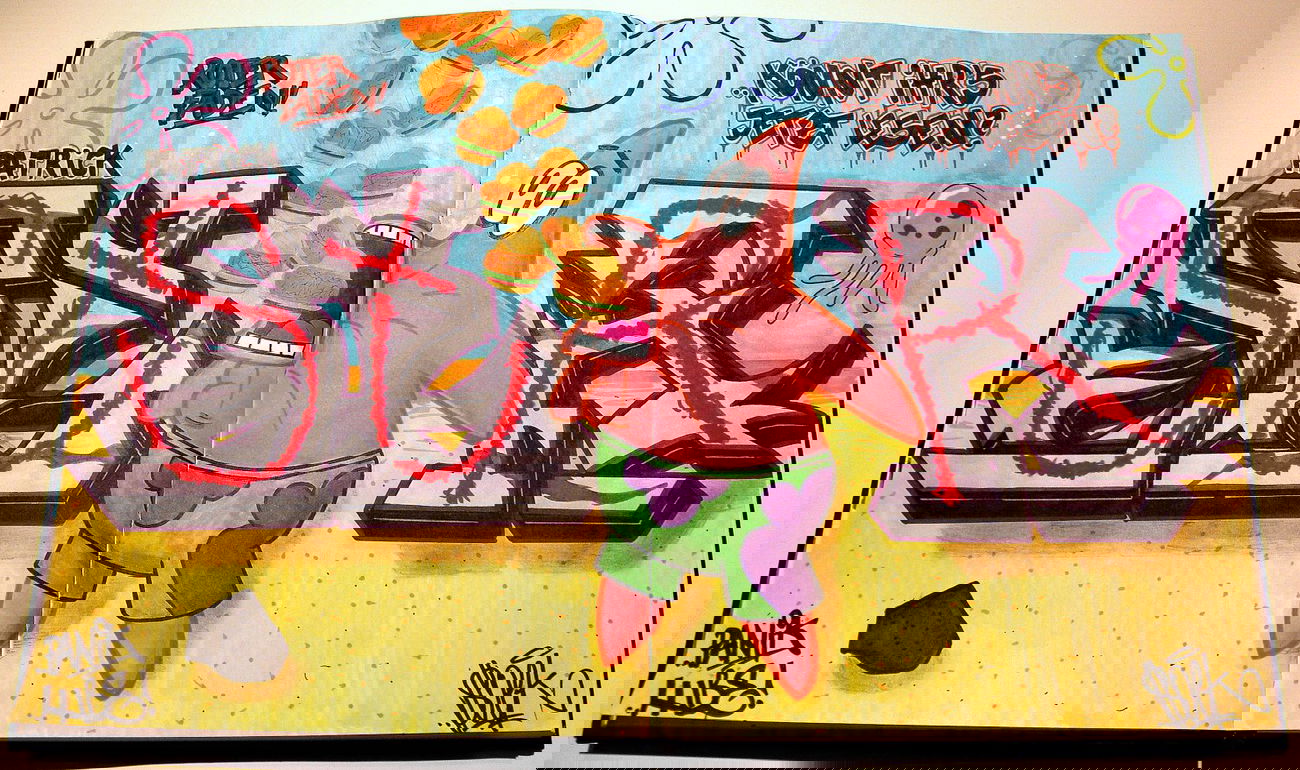 Graffiti Sketch in Leverkusen - Photo by SoekOne - Star, battle, soek (2014)