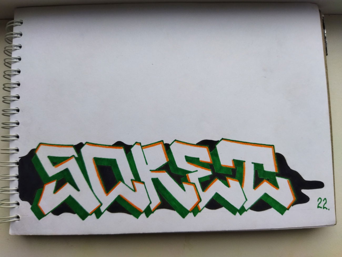 Graffiti Wall - Photo by SoketDsl - скетч