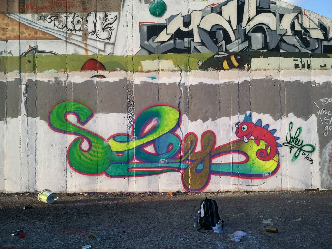 Graffiti Wall - Photo by Soley (2013)