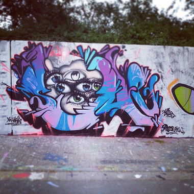 Graffiti Wall in Heidelberg - Photo by Some26 - some26 (2013)