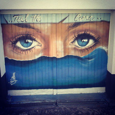 Graffiti Wall - Photo by Some26 - some26, eyes, ocean (2013)