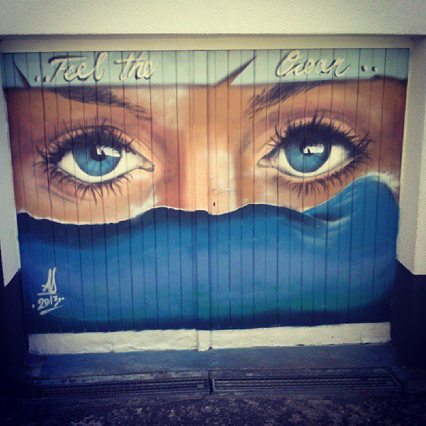 Graffiti Wall - Photo by Some26 - some26, eyes, ocean (2013)