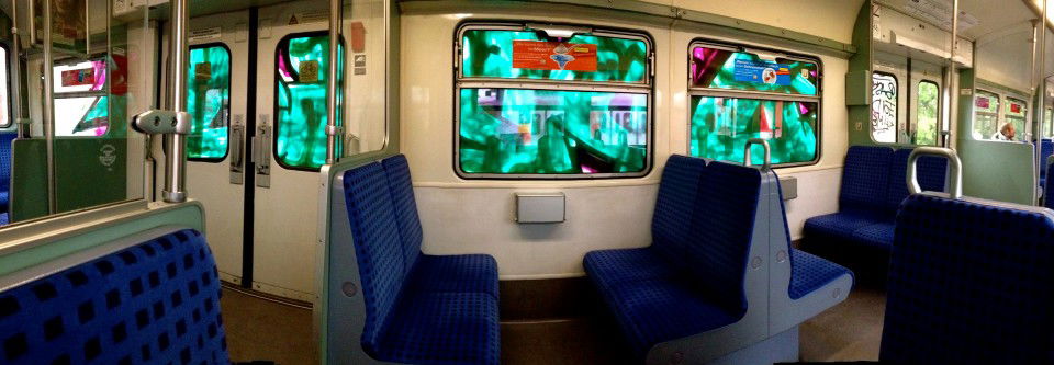 Graffiti Train in Russia - Photo by Sondaarschuleee