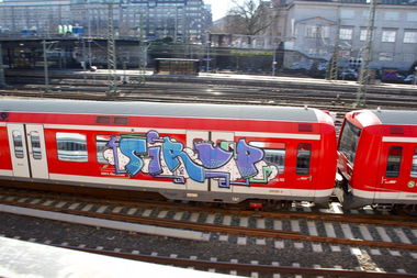 Graffiti Train - Photo by Sondaarschuleee (2013)