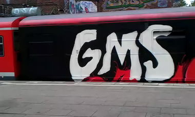 Graffiti Train - Photo by Sondaarschuleee - GMS, DSF