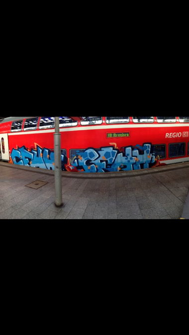 Graffiti Train - Photo by Sondaarschuleee