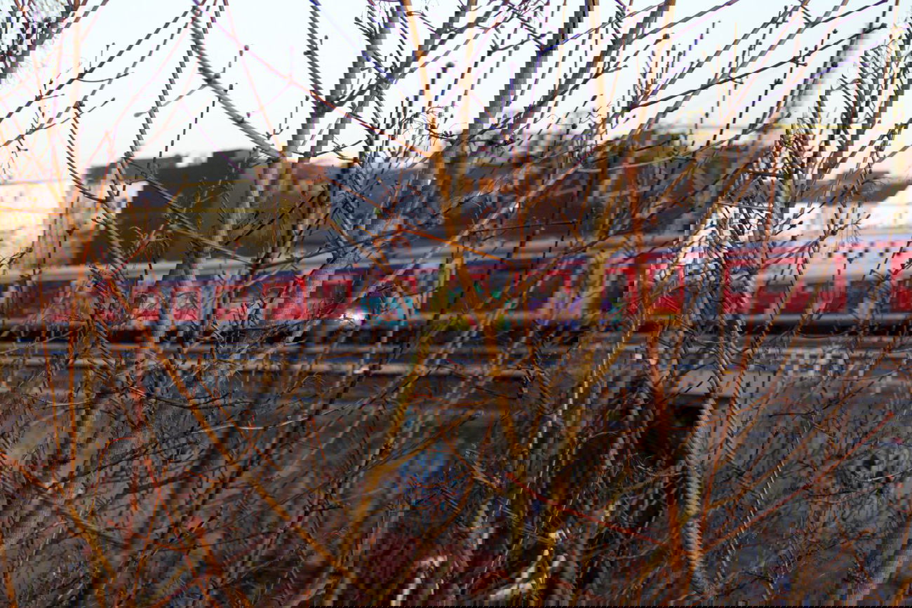 Graffiti Train in Hamburg - Photo by Sondaarschuleee - atmo (2014)