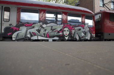 Graffiti Train - Photo by Sondaarschuleee - razor