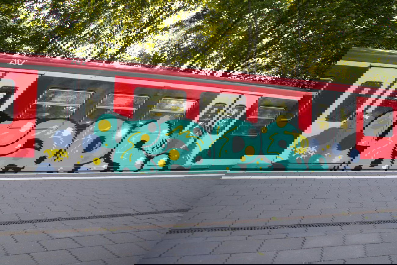 Graffiti Train - Photo by Sondaarschuleee - Taps (2014)