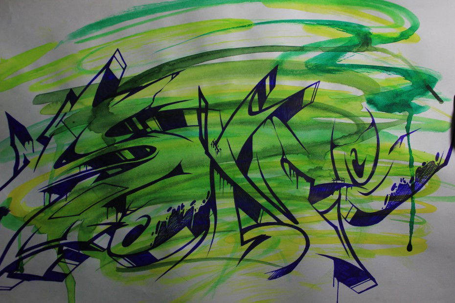 Graffiti Sketch in Russia - Photo by Sone - Sone (2013)