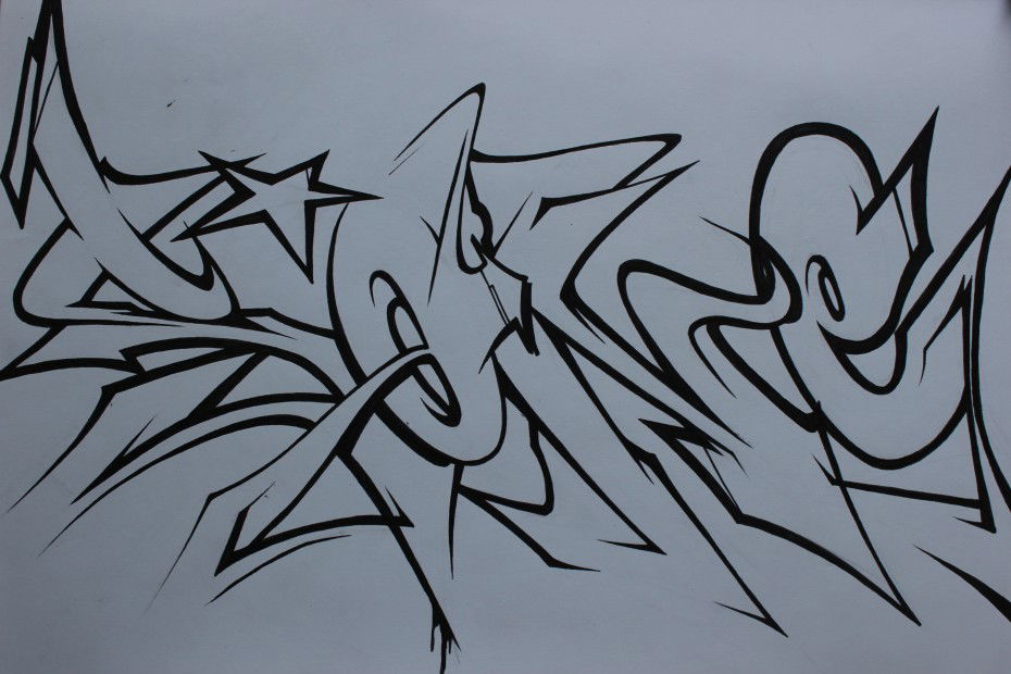 Graffiti Sketch in Russia - Photo by Sone - Sone (2013)