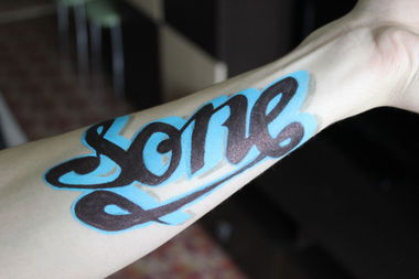 Graffiti Sketch in Russia - Photo by Sone - Sone (2013)