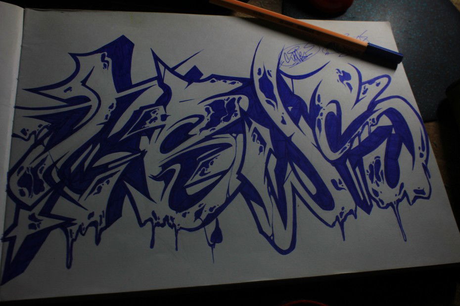 Graffiti Sketch - Photo by Sone - TBWS (2013)