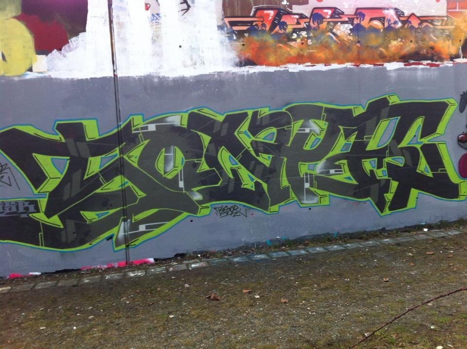 Graffiti Wall - Photo by SoneR - soner, isk, hamburg (2015)