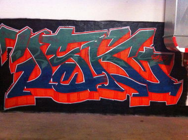 Graffiti Wall - Photo by SoneR - isk, soner (2014)