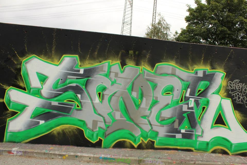 Graffiti Wall - Photo by SoneR - SONER, hamburg, isk (2014)