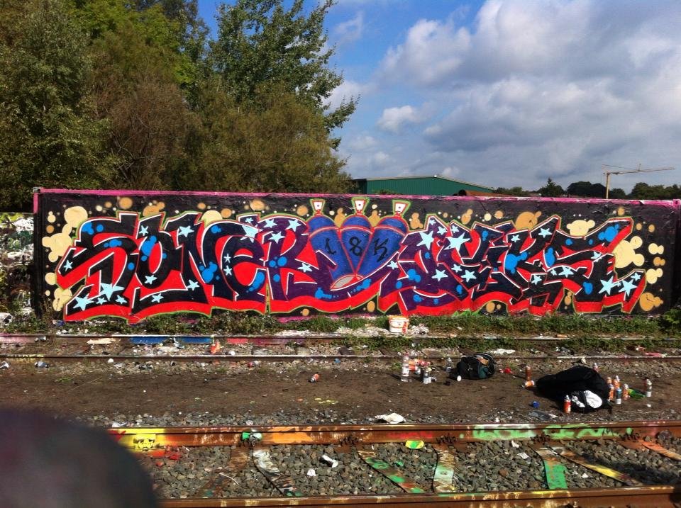 Graffiti Wall - Photo by SoneR - SONER, ISK, HAMURG (2013)