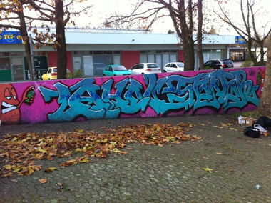 Graffiti Wall - Photo by SoneR - AHN, ISK, HAMBURG (2013)