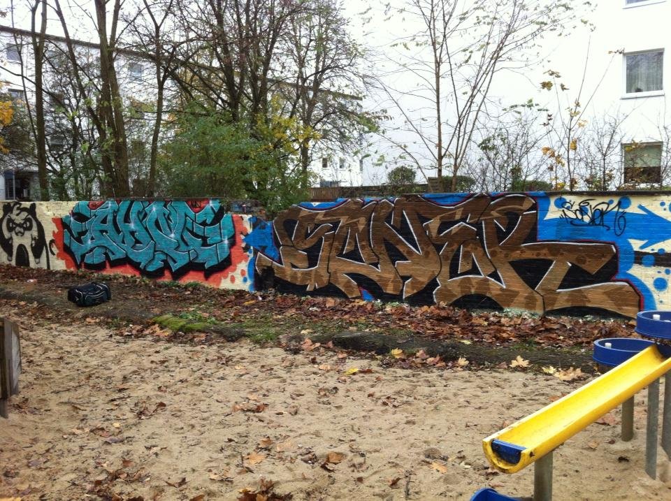 Graffiti Wall - Photo by SoneR - SONER, ISK, AHN (2013)