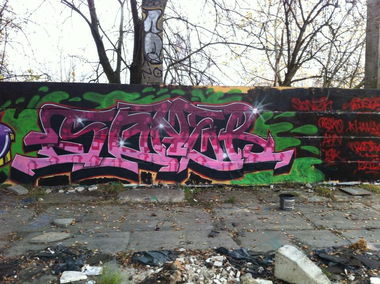 Graffiti Wall - Photo by SoneR - SONER, ISK, HAMBURG (2013)