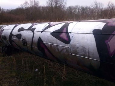 Graffiti Bombing - Photo by SoneR - isk, hamburg, soner (2014)