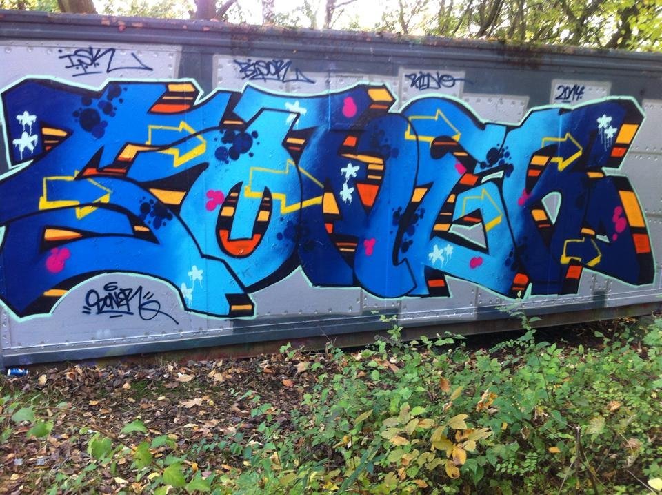 Graffiti Wall - Photo by SoneR - soner, isk, hamburg (2014)
