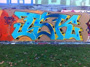 Graffiti Wall - Photo by SoneR - isk, soner, hamburg (2014)