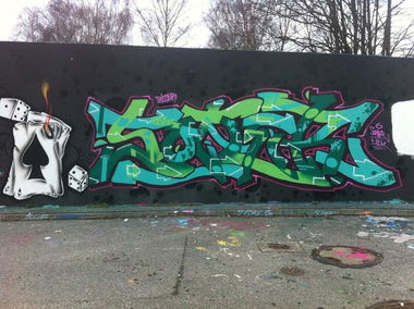 Graffiti Wall - Photo by SoneR - soner, isk, hamburg (2015)