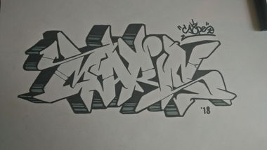 Graffiti Sketch - Photo by SopeONE - Sope, Maric, Sketch (2018)