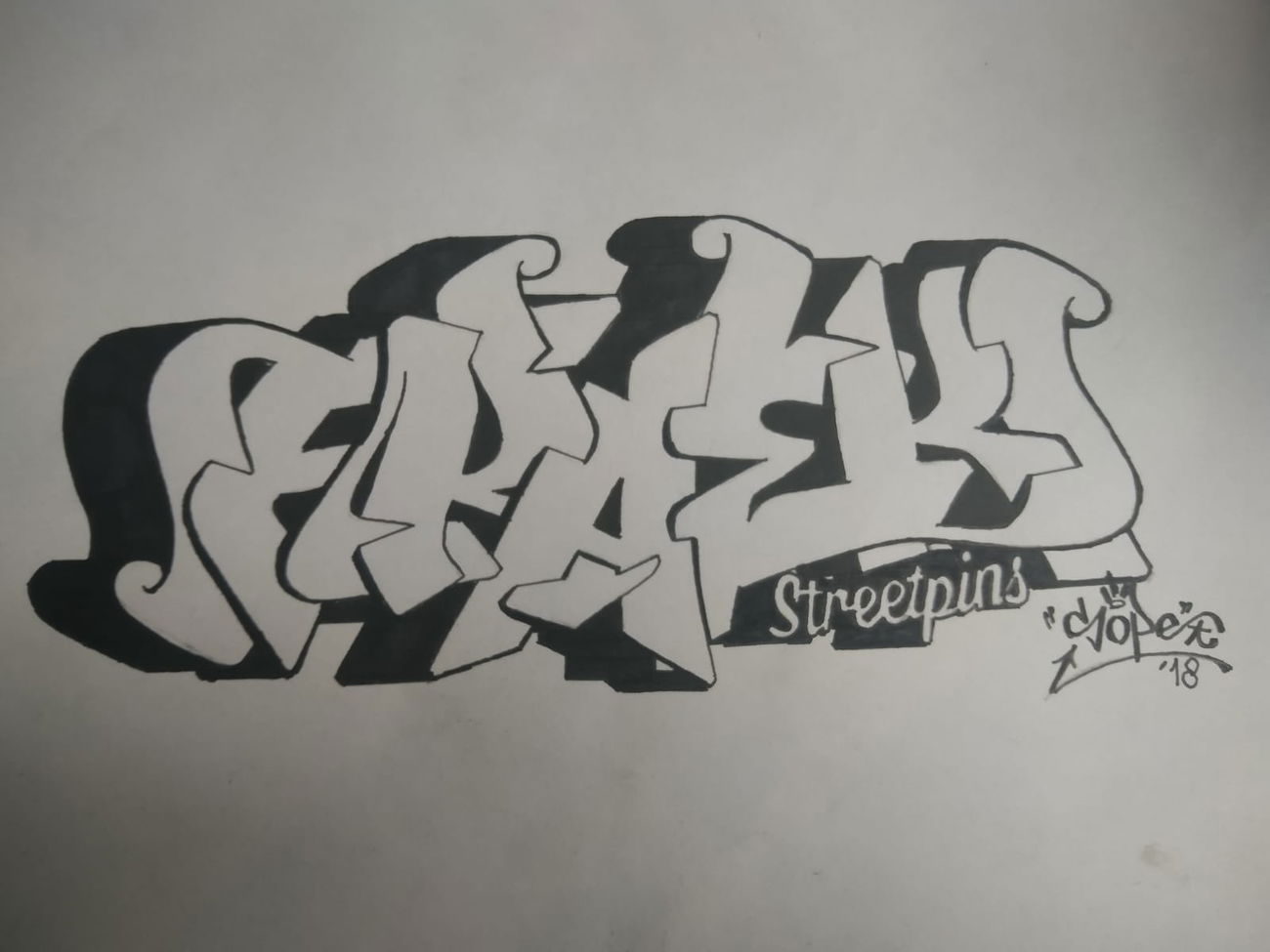 Graffiti Sketch - Photo by SopeONE - FREAK, FRAEK, SOPEONE (2018)