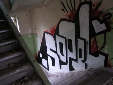 Graffiti Wall in Slovakia - Photo by Sopelier - rollup, roll, up