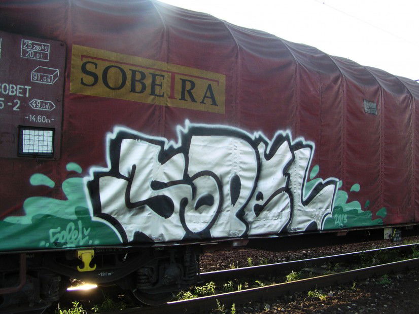 Graffiti Train - Photo by Sopelier