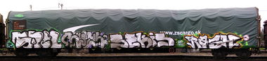 Graffiti Train - Photo by Sopelier