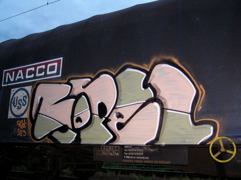 Graffiti Train - Photo by Sopelier