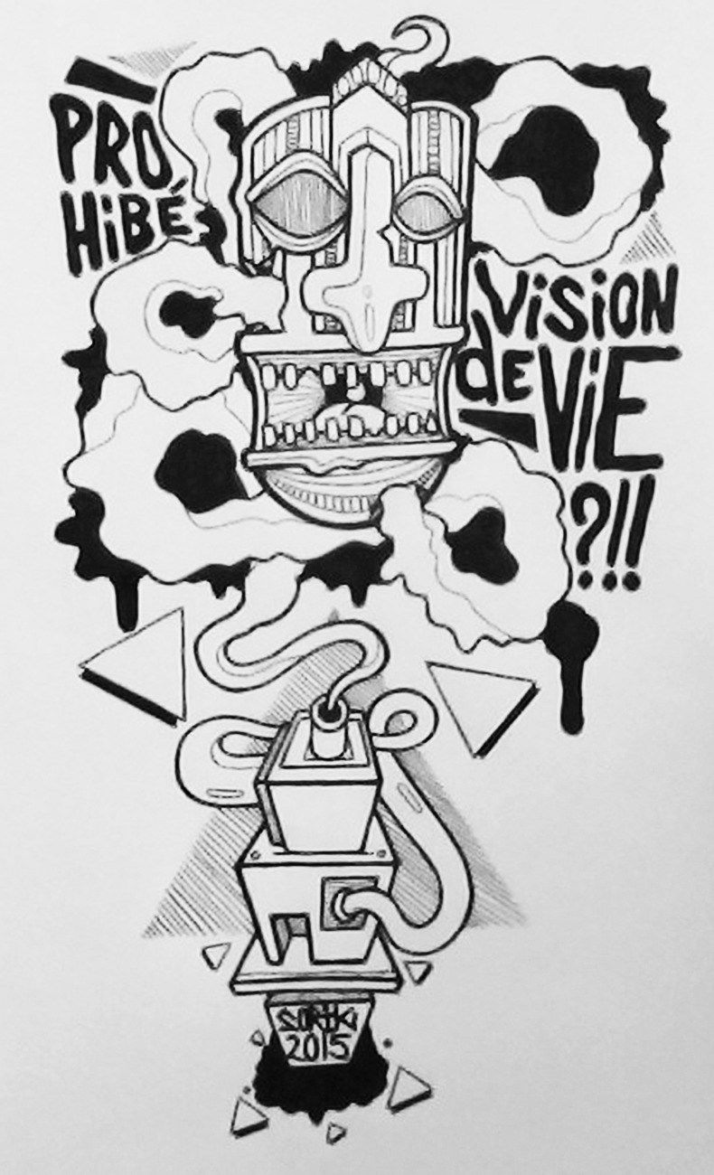 Graffiti Sketch - Photo by Sorik (2015)