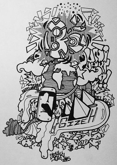 Graffiti Sketch - Photo by Sorik (2015)