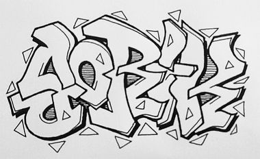 Graffiti Sketch - Photo by Sorik (2015)