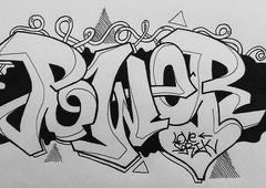 Graffiti Sketch - Photo by Sorik (2015)