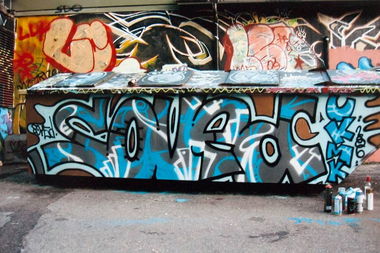 Graffiti Wall in Pori - Photo by SovedHRC - Soved, Kaih, Finland (2006)