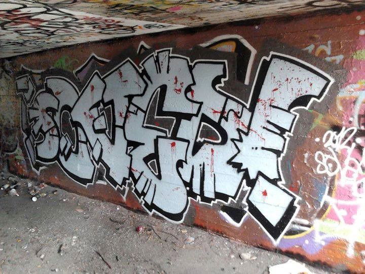 Graffiti Wall in Lahti - Photo by SovedHRC - Soved, Kaih, Finland (2012)