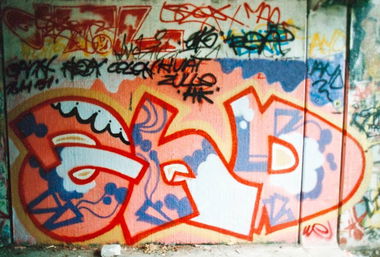 Graffiti Wall in Espoo - Photo by SovedHRC - Soved, Kaih, HRC (1991)